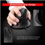 zelotes Souris Ergonomique Filaire,3200 DPI,6 Boutons,Repose-Poignet Amovible,LED,Souris Verticale Optique USB pour PC,Ordinateu
