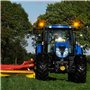 antom Gyrophare Orange LED, 12V-24V Jaune LED Avertissement et 7 Modes d'Eclairage pour chariot élévateur de véhicule Tracteur d