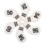 Lot de 6 housses de protection pour club de golf 50