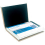 CKANDAY 3 Paquet Porte-Cartes de Visite Professionnelles, étui de Protection Multi-Poches en Soie de Luxe en Cuir PU avec Fermet