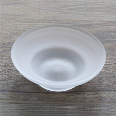 S-TROUBLE Porte-Savon Rond en Verre Boîte de Rangement Accessoires de Support Clair pour Douche Salle de Bain Hôtel
