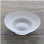 S-TROUBLE Porte-Savon Rond en Verre Boîte de Rangement Accessoires de Support Clair pour Douche Salle de Bain Hôtel