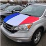 Housse de Capot de Voiture pour Drapeau National Italien - Accessoires de décoration pour véhicules de la Coupe du Monde - Convi