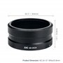 JJC Adaptateur d'objectif GA-2 pour objectif de conversion Ricoh GT-2 sur appareil photo RICOH GR IIIx - Remplace RIC. GA-2 - Fi