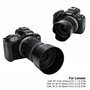 JJC Kit de pare-soleil pour Canon RF-S 55–210 mm F5–7.1 IS STM et Canon EF-M 15–45 mm f/3.5–6.3 IS STM et Canon RF-S 18–45 mm f/