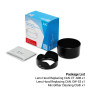 JJC Kit de pare-soleil pour Canon RF-S 55–210 mm F5–7.1 IS STM et Canon EF-M 15–45 mm f/3.5–6.3 IS STM et Canon RF-S 18–45 mm f/