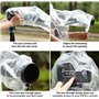 Lot de 2 housses de pluie pour appareil photo JJC DSLR avec objectif jusqu'à 45 cm de long