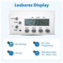 HBN Minuterie numérique hebdomadaire - Prise murale - Écran LCD - Minuterie programmable - 8 programmes de commutation configura