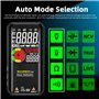 MAXRIENY Multimètre Numérique Intelligent Automatique avec Grand Écran Couleur 9999 Comptes Testeur de Tension Multifonction de 