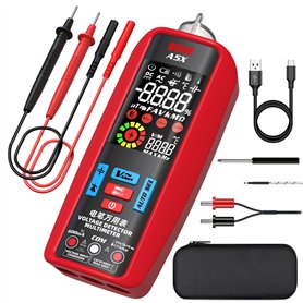 BSIDE A5X Multimètre Numérique Automatique Testeur de Courant Électrique LCD Couleur Multimetre Digital Intelligent avec Sonde T