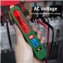 MAXRIENY Multimètre Numérique Intelligent Stylo Testeur Rechargeable Tension Testeur Diode Résistance Continuité Fréquence Fil V