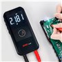 BSIDE A10 Mini Multimètre Numérique Rechargeable Grand LCD Couleur 6000 Comptes Testeur Automatique de Tension Résistance et Con