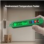 BSIDE Testeur de Tension Rechargeable Stylo Détecteur de Tension Sans Contact avec Grand Écran Mesure la Tension Sans Fil et la 