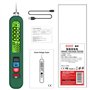 BSIDE Testeur de Tension Rechargeable Stylo Détecteur de Tension Sans Contact avec Grand Écran Mesure la Tension Sans Fil et la 
