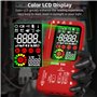 BSIDE Multimètre Numérique Automatique Thermomètre IR Testeur Diode LED Haute Tension 9999 Comptes LCD Couleur Testeur Électriqu