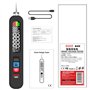 BSIDE S4X Testeur de Tension AC Rechargeable Stylo Détecteur de Tension Sans Contact avec Grand Écran Couleur Testeur de Fuite É