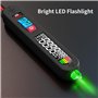 BSIDE S5X Stylo Multimètre Numérique Rechargeable avec Grand Écran Couleur VFD Détecteur d'Électricité Sans Contact Capacimètre 