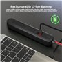 BSIDE S5X Stylo Multimètre Numérique Rechargeable avec Grand Écran Couleur VFD Détecteur d'Électricité Sans Contact Capacimètre 