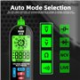 BSIDE A1X Multimètre Numérique Rechargeable Mini Détecteur de Tension Sans Contact avec Écran ID Testeur Automatique de Tension 