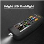 BSIDE T7 Jauge d'épaisseur à Ultrasons Rechargeable 1,0-300mm LCD Couleur Calibrage Automatique Sauvegarde des Données Mesureur 