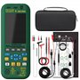 BSIDE O7 Oscilloscope Numérique Portable 2 Canaux avec Multimètre TRMS Générateur de Signal Grand Écran 3,98 Pouces 25MHz 208MSa