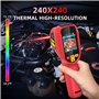 BSIDE Caméra thermique 240*240 Résolution 15 Palettes de couleurs Imagerie thermique infrarouge -4°F à 1022°F 25Hz Caméra thermi