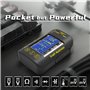 BSIDE Multimètre Numérique 20000 Comptes avec Mode Enregistrement Multimètre de Poche Rechargeable TRMS 1000V avec Écran Couleur