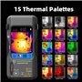 BSIDE SH7 Caméra Thermique Multimètre 2 en 1 à Écran Tactile Multimètre Numérique 20000 Comptes TRMS & Imageur Thermique 320X320