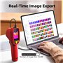 BSIDE Caméra Thermique Infrarouge 240x240 Résolution IR Caméra Thermique Portable 15 Palettes Couleurs 25Hz Taux de Rafraîchisse