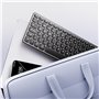 iClever DK02 Teclado Bluetooth para Mac - Compatible Teclado Apple Inalámbrico para Mac iOS PC Android - Cambia Entre 3 disposit