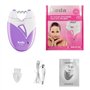 Épilateur Visage,Epilateur Visage pour Femme, 2 Vitesses D'épilation du Visage,Épilateur électrique Sans fil pour Épilateur Visa