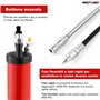 MAXPOWER Pistolet à graisse avec levier manuel, pompe à graisse manuelle 400 CC, avec tube haute pression 10 000 PSI, tuyau haut