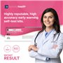Kit de Test à Domicile pH Vaginal Easy Check de Berkeley Health | Détermine le pH dans les Échantillons de Tampon Vaginal Fémini