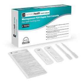 Kit de Test à Domicile de la Ménopause FSH Easy Check de Berkeley Health | Détermine l'Hormone Folliculo-Stimulante dans les Éch