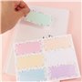 60PCS Étiquettes Autocollantes Étiquettes Adhésives Multicolores Accessoire pour Note Écriture Scolaire École Cahier Livre Boîte