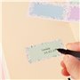 60PCS Étiquettes Autocollantes Étiquettes Adhésives Multicolores Accessoire pour Note Écriture Scolaire École Cahier Livre Boîte
