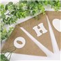 Baby Shower Bannière Banderole Oh Baby Guirlande Fanion Jute Bunting Banner Suspension Anniversaire Baptême Naissance Fête Préna