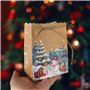 BETESSIN 24Pcs Sacs Cadeaux Noël Pochette en Kraft 10x6,5x13,5cm Sachet Bonbons Noël avec Corde Emballage Cadeaux Chocolat Biscu
