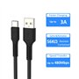 Câble USB C Court [20cm/0.2m, Lot de 5], ADILIFT USB Type C Chargeur Rapide 3A USB-A vers USB-C Câble pour Samsung Galaxy S10 S9
