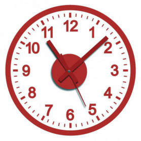 Horloge Murale Autocollant Rouge 21,99 €