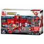 Sluban Racing Car Pit Stop Station Multicolore