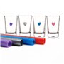 CNYMANY 8 pièces Marqueurs pour Verres à Vin, Effaçable Lavable Marqueur Name It Stylos pour Verrerie Fenêtre - 8 couleurs