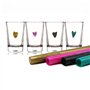 CNYMANY 8 pièces Marqueurs pour Verres à Vin, Effaçable Lavable Marqueur Name It Stylos pour Verrerie Fenêtre - 8 couleurs