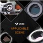 Vsgo 12 - Pack Kit de Nettoyage de capteur kit de Nettoyage de capteur de caméra CCD CMOS Dry Clean avec 10ml de Solution de Net