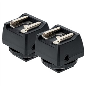 JJC Griffe pour Flash avec Prises de Synchronisation PC et Port Mini Phono 3