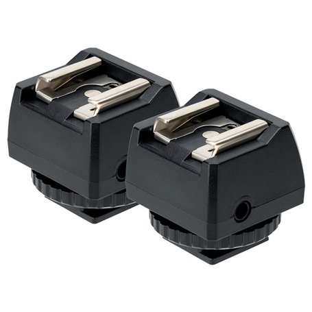 JJC Griffe pour Flash avec Prises de Synchronisation PC et Port Mini Phono 3
