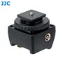 JJC Griffe pour Flash avec Prises de Synchronisation PC et Port Mini Phono 3,5 mm - Support pour Appareils Photo Reflex Numériqu