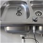 Talea évier de cuisine câble Crépine de vidange de contrôle déchets 110mm