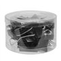 Lot de 24 Pinces à documents 41mm Boîte de Pinces à papier multi-fonctions Binder Clips Papier Métal Pince à Dessin pour Notes F