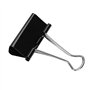 Lot de 24 Pinces à documents 41mm Boîte de Pinces à papier multi-fonctions Binder Clips Papier Métal Pince à Dessin pour Notes F